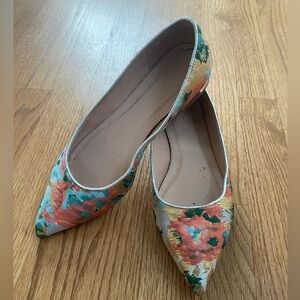 J. Crew Multicolor Floral Women's Flats